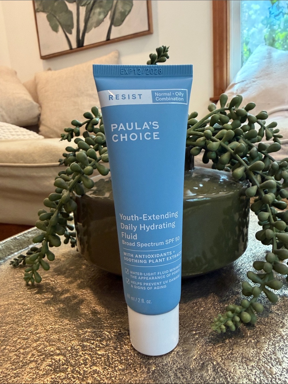 Paula's Choice Blue Youth-Extending Daily Hydrating Fluid SPF 50